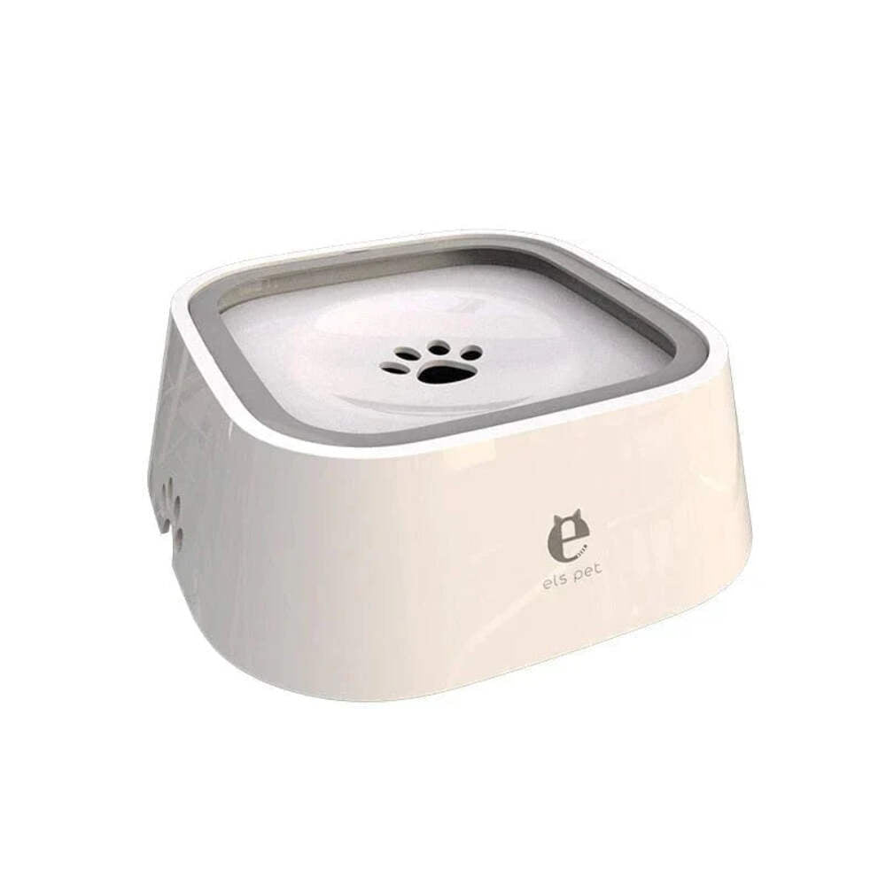 Dog Drinking Water Bowl with Floating Design - Non-Wetting, Non-Skid, Large Capa